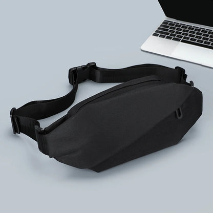Men Minimalist Outdoor Sports Running Jogging Waist Bag Man Waterproof Fanny Pack Stylish Cross Body Belt Bag Waist Bag for Men