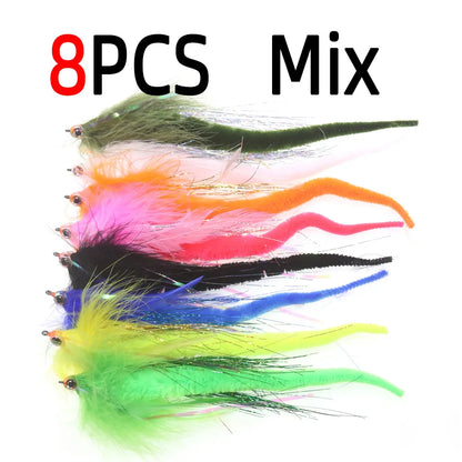 Bimoo Dragon Tail Pike and Muskie Streamers