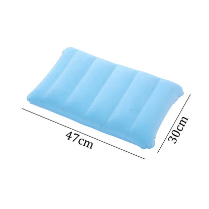 Air Cushion Pillows Outdoor Camping Folding Square Inflatable Pillows Travel Backrest Plane Head Rest Pillow Camping