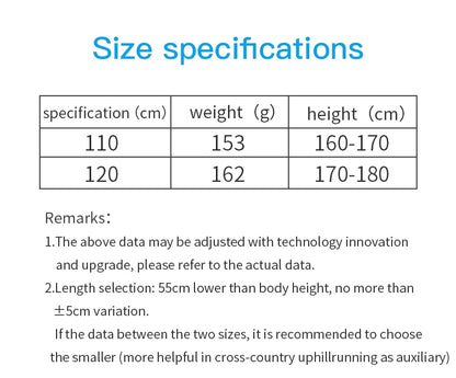 2pcs  AONIJIE All Types of Hiking Trekking Pole Ourdoor Camping Walking Sticks Summarizing 110cm 120cm 130cm