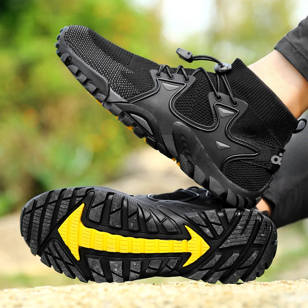 Oiaano Man Black Shoes Summer Men Casual Beach Outdoor Water Breathable Trekking Fashion Hiking Stability And Comfort Sport