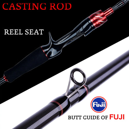 BIUTIFU Traveller Fuji Lure Rod