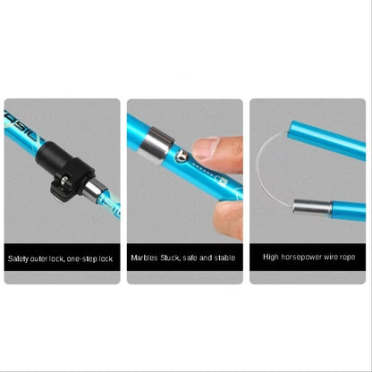 2PCS Trekking Poles Adjustable Ultralight Walking Sticks Alpenstock Outdoor Hiking-Climbing Mountaineering Sticks