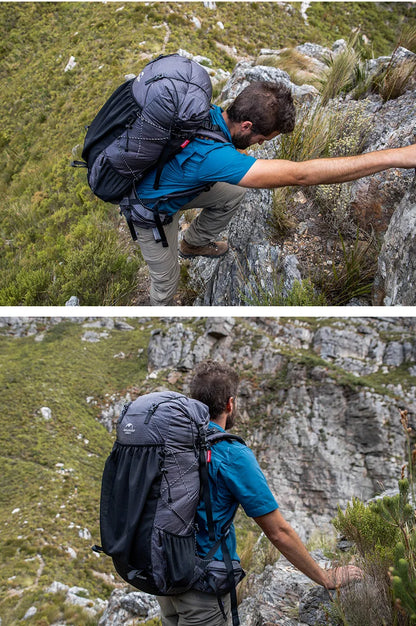 Naturehike Camping Backpack 60+5L Large Capacity Waterproof Climbing Bag Ultralight Travel Man Backpack Outdoor Hiking Backpack