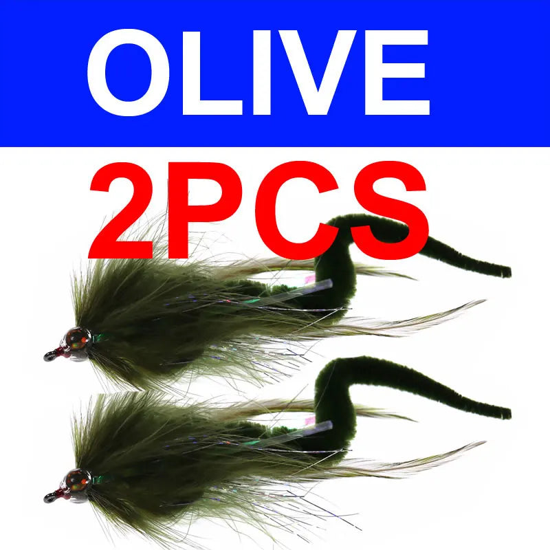 Bimoo Dragon Tail Pike and Muskie Streamers
