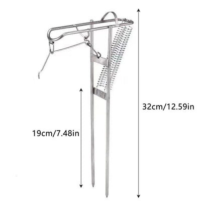 Automatic Spring Fishing Rod Holder