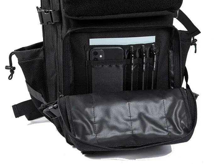 45L Tactical Backpack Molle System Men's Outdoor Hiking Rucksack with Bottle Holder EDC GYM Hunting Bag for Survival