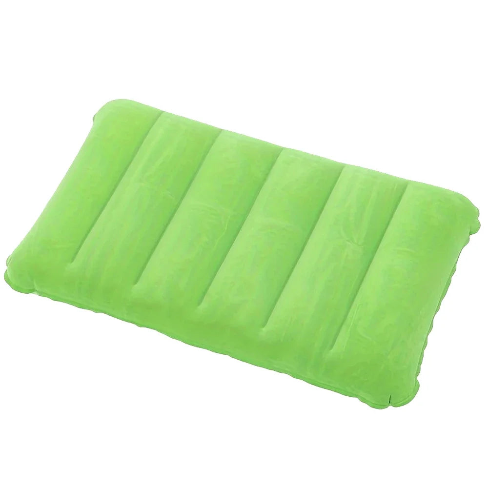 1pc Inflatable Square Pillow Outdoor Camping Business Travel Neck Pillow Portable Comfortable Pillow Cushion