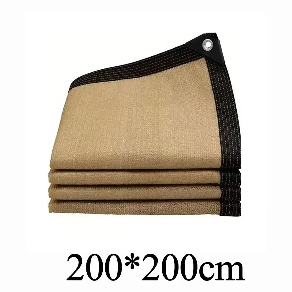 Sunshade Mesh Summer Outdoor Shading Shading Net Wrapped Perforated Shading Cloth Thickened Heat Insulation Net Shading Net