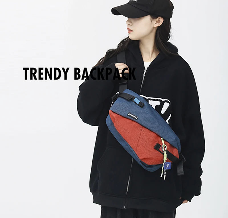 High Quality Nylon Panelled Waist Packs 2026 New Brand Unisex Chest Pack Casual Outdoor Travel Crossbody Bag Men Wasit Belt Bags
