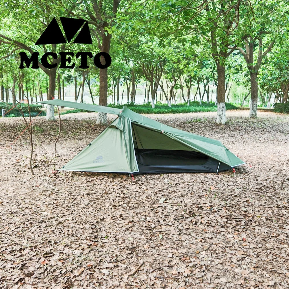 2 People Camping Tent Ultra Light Hiking Backpack Tent Dual Layer Waterproof Outdoor Travel Tunnel Tent  Portable Trekking Tent