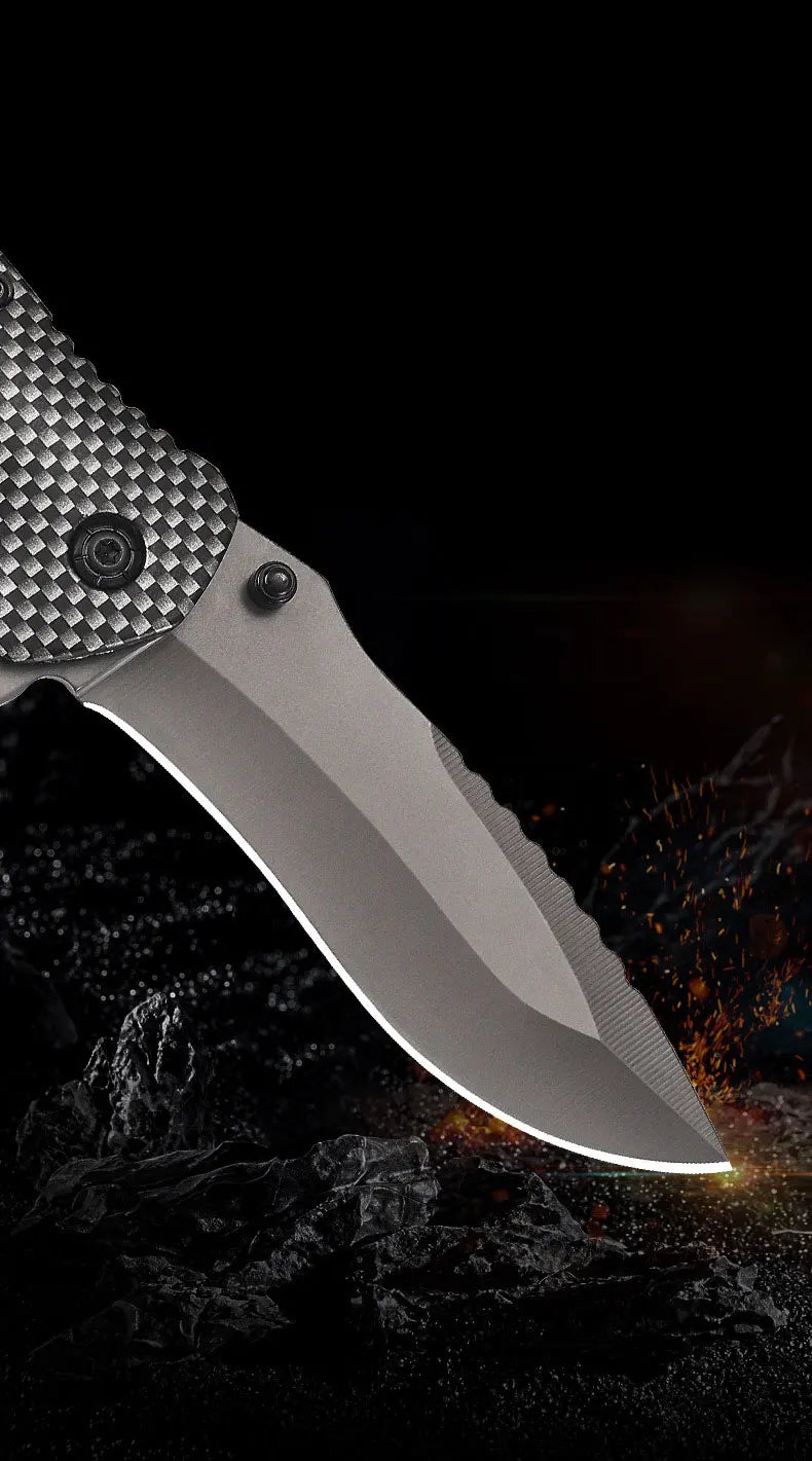 Stainless Steel Folding Knife High Hardness Camping Survival Multi-Functional Portable Mini Knife Fruit Knife
