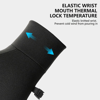 KoKossi Winter Waterproof Cycling Gloves Anti-Slip Thermal Gloves Touch Screen Running Cycling Driving Ski Hiking Warm Glove