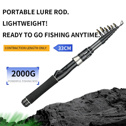 Telescopic Lure Rod 1.5-2.4m