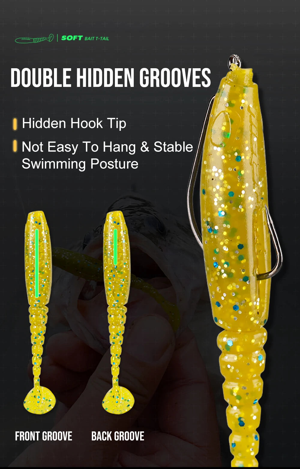 HISTAR Long T-Tail Soft Worms