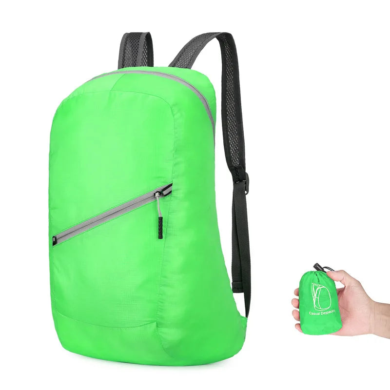 Large Capacity Waterproof Camping Backpack Travel Hiking Bag Lightweight Foldable Rucksack Durable Outdoor Sport Rain Cover Bags