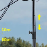 Camping Foldable Portable Sun Shelter Quick Setup Beach Picnic Sun Protection Shelters Waterproof Adjustable Camping Supplies