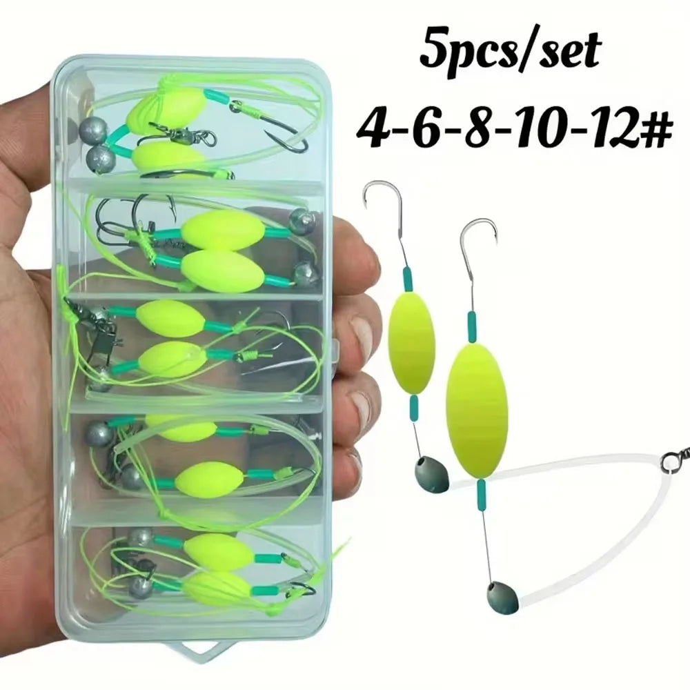 Salmon Double-Hook Fly Kit (5 Pack)