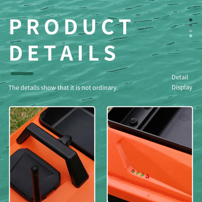GPS Smart Bait Boat with 24 Saved Fishing Spots & Auto-Return
