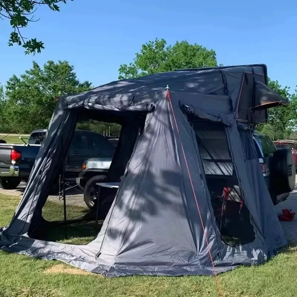 Car Outdoor Camping Tent Car Side Tent Accessory Awning Room Rainproof Sunproof Family And Friends Recreation Picnic