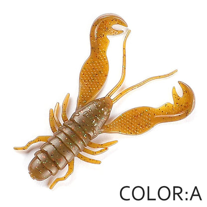 Supercontinent Filet Craw 40mm/15pcs 70mm/6pcs Soft Lure Fishing Lures shrimp Lobster Soft Plastic Lure Fishing Lures