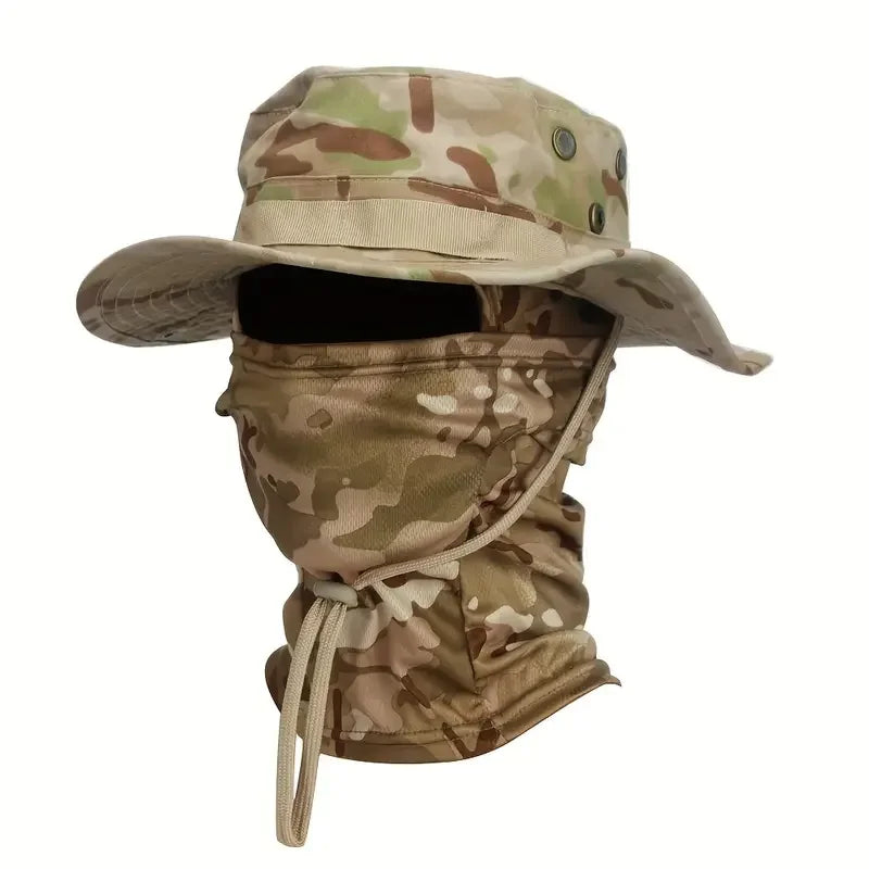 Camo Boonie Hat with Balaclava