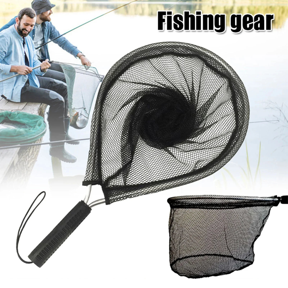 HOMEFISH Knotless Fly Fishing Landing Net
