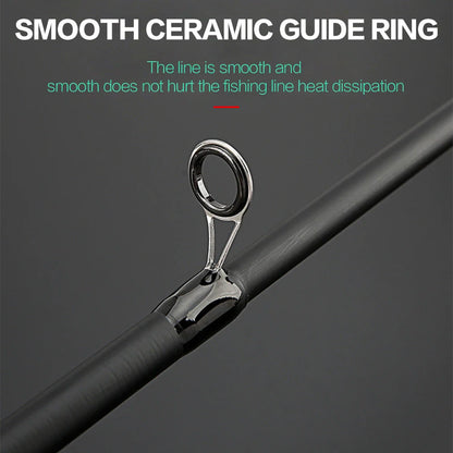 SIECHI Telescopic Lure Rod with Wooden Handle