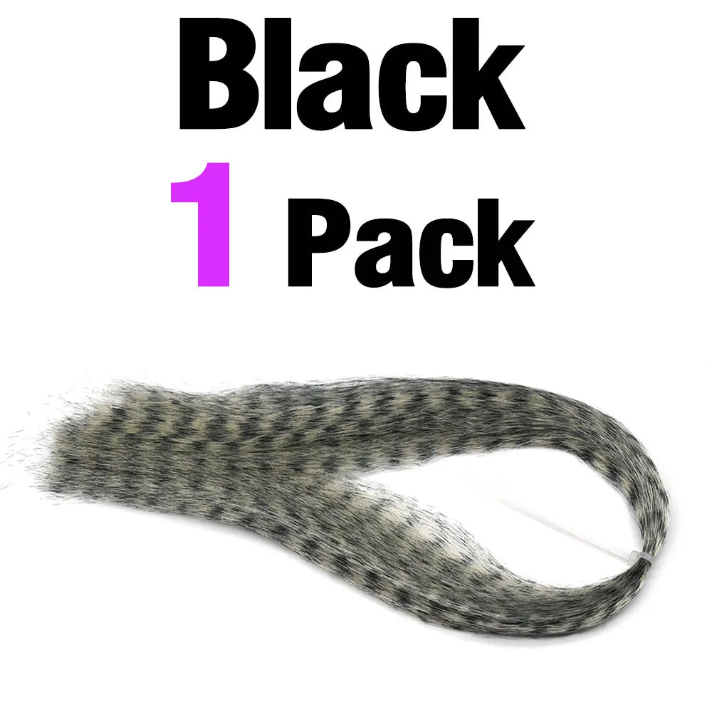 MNFT Zebra Grizzly Streamer Fibers (12 Colors)