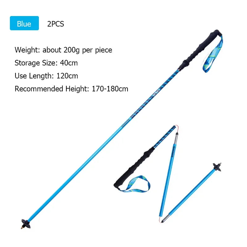 2pcs  AONIJIE All Types of Hiking Trekking Pole Ourdoor Camping Walking Sticks Summarizing 110cm 120cm 130cm