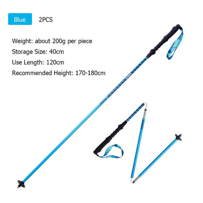 2pcs  AONIJIE All Types of Hiking Trekking Pole Ourdoor Camping Walking Sticks Summarizing 110cm 120cm 130cm
