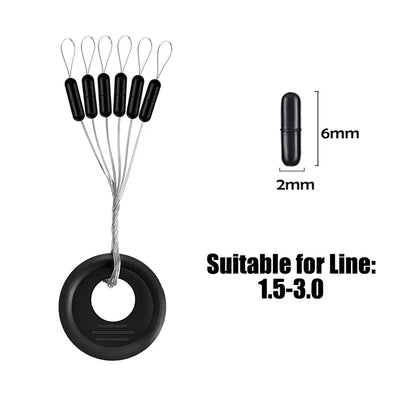 PRO BEROS Rubber Bobber Stoppers (60 Pack)