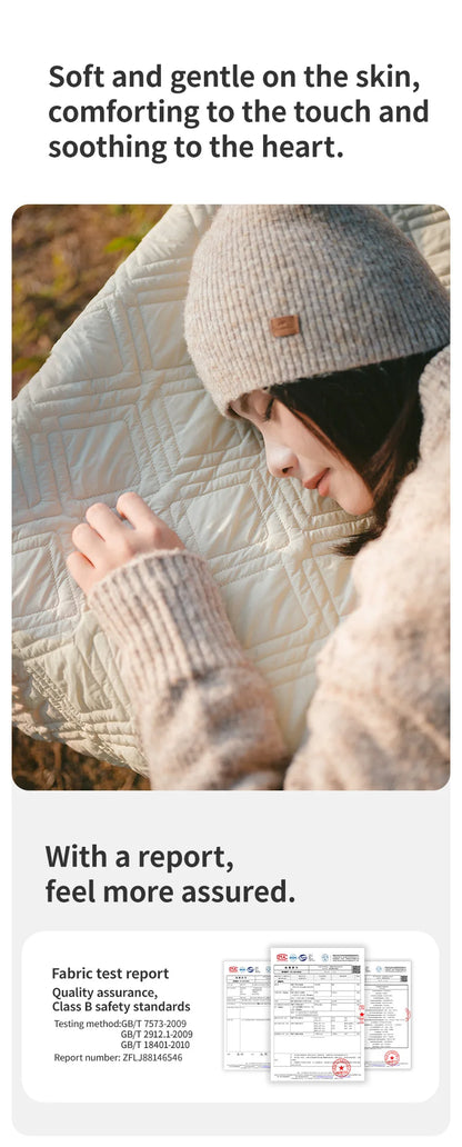 Naturehike Electric Heated Blanket Winter USB Heating Blanket Camping Warm Sleeping Bag Liner Outdoor Shawl Thermal Sleeping Bag