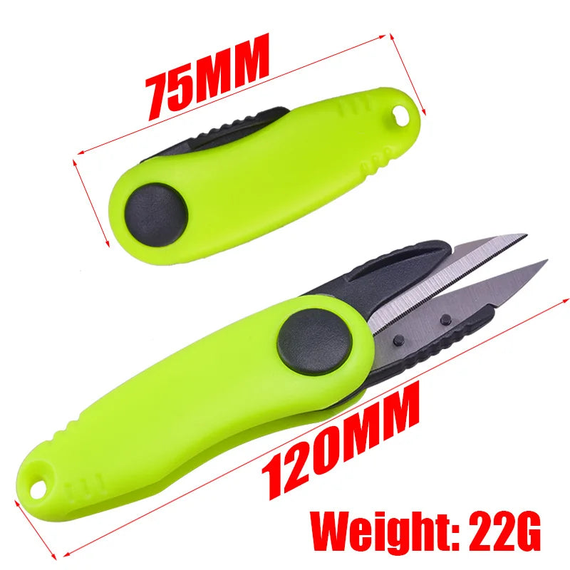 Shrimp-Shaped Line Cutter and Knot Tool