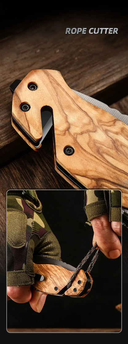 Stainless Steel Folding Knife High Hardness Camping Survival Multi-Functional Portable Mini Knife Fruit Knife