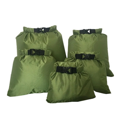 HOMEFISH 5pcs Waterproof Dry Bag For Camping Drifting Hiking Swimming Rafting Kayaking River Trekking Bags