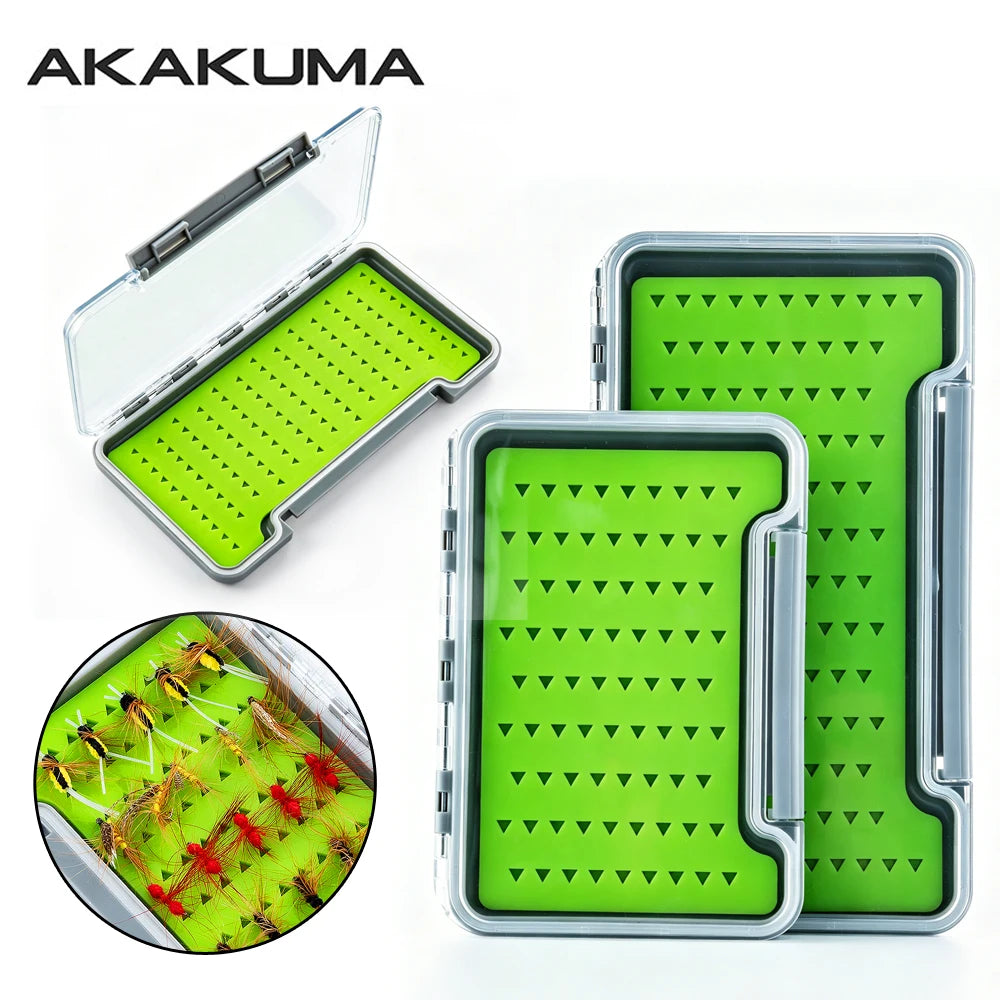 akakuma Clear Lid EVA Foam Fly Box