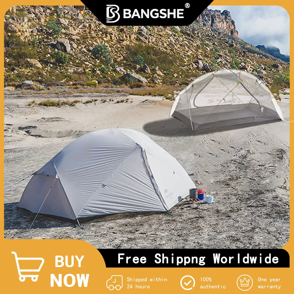 Mongar 2 Person Tent-Ultralight,Outdoor Travel,Double Layer Waterproof,3 SeasonPortableTent forCampingEnthusiasts andAdventurers