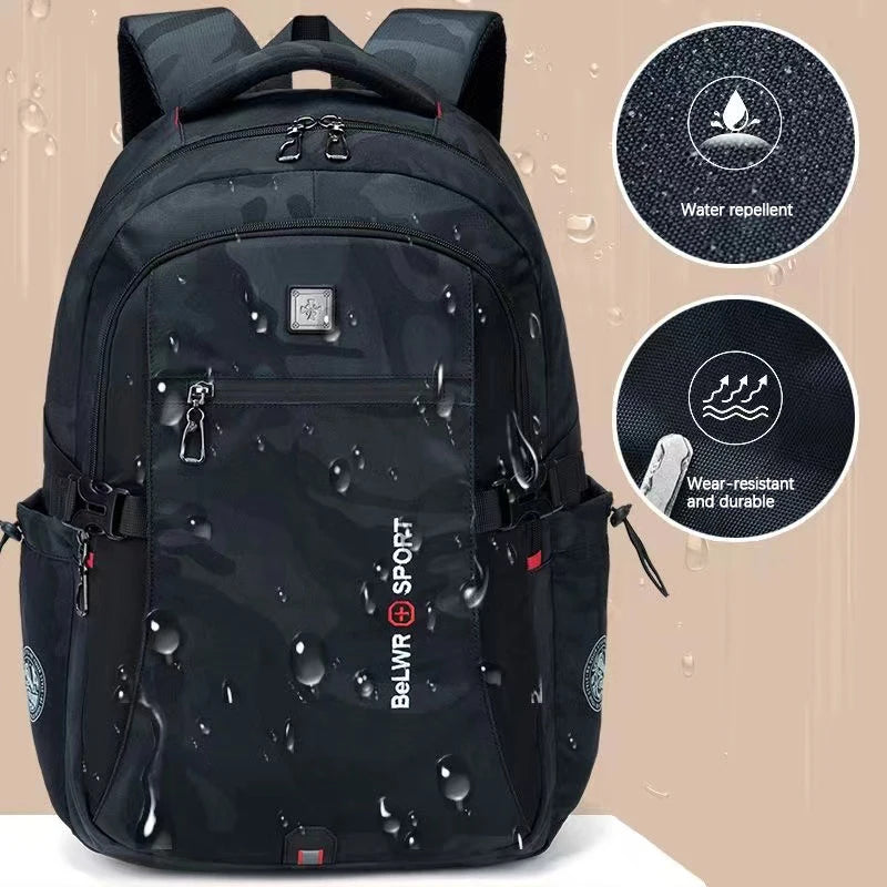 Backpack Primary School Middle School Students High School Bags Large Capacity Ultra-light Load Reduction Outdoor Travel Busines