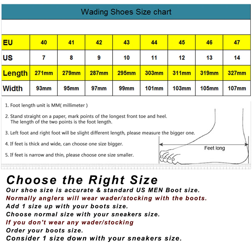Kylebooker Breathable Fly Fishing Wading Boots