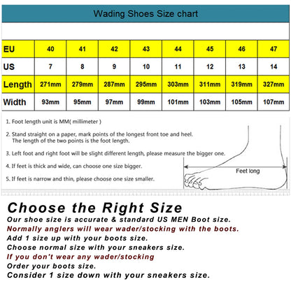 Kylebooker Breathable Fly Fishing Wading Boots