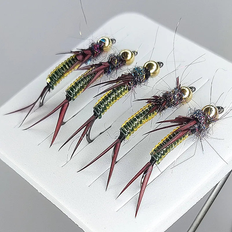 Stonefly Larvae Flies (5 Pack)