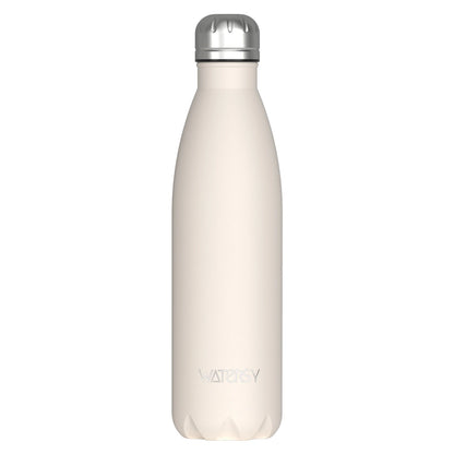 WATERSY 500ml Stainless Steel Water Bottle Insulated Vacuum Flask Double Wall Thermal Cup Keep Cold Hot Sports Kettle