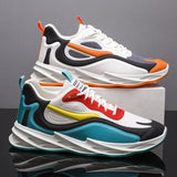 Men’s Trendy Sports Shoes – Cushion Running Sneakers, Breathable Soft Sole Trainers for Walking & Jogging