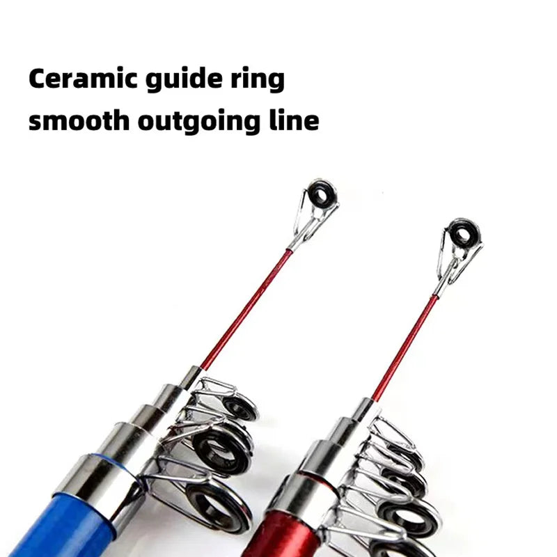 Telescopic Fishing Rod and Reel Full Kit