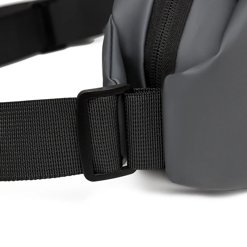 Men Minimalist Outdoor Sports Running Jogging Waist Bag Man Waterproof Fanny Pack Stylish Cross Body Belt Bag Waist Bag for Men