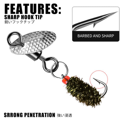 Spinner Scud Flies for Trout (5 Pack)