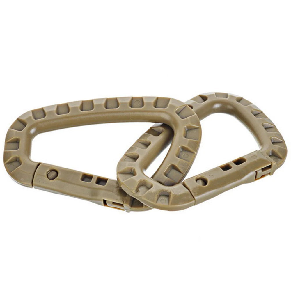 5pcs Tac Link Molle Belt D Buckle Clip ITW Keychain Outdoor Backpack Carabiner Hook Camping Climbing Equipment EDC Multi Tool