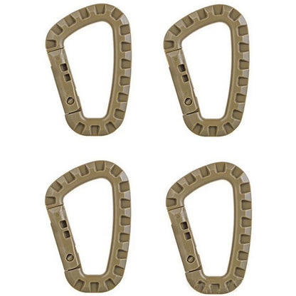 5pcs Tac Link Molle Belt D Buckle Clip ITW Keychain Outdoor Backpack Carabiner Hook Camping Climbing Equipment EDC Multi Tool