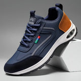 Men’s Trendy Sports Shoes – Lightweight Breathable Non-Slip Sneakers with Suede Detailing for Daily Wear & Outdoor Style